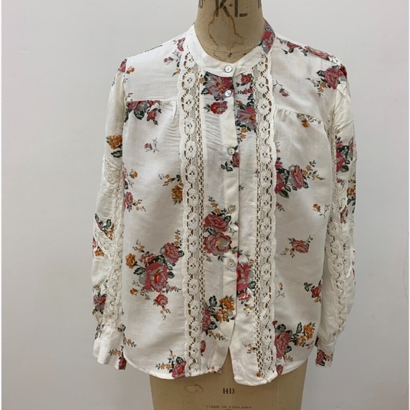 Zara linen blend blouse - Picture 4 of 9